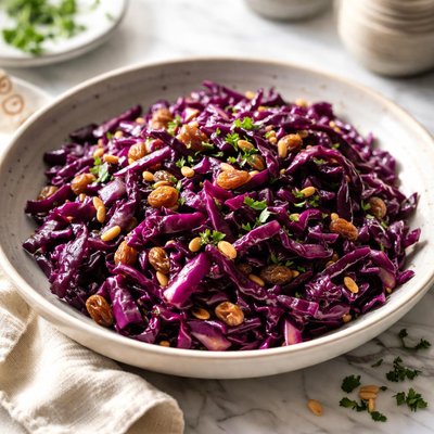 Image of Sauteed Red Cabbage with Raisins