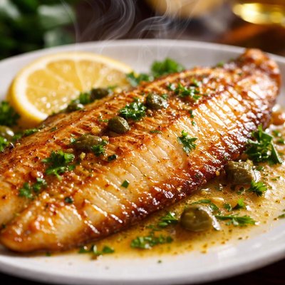 Image of Sauteed Sole or Flounder