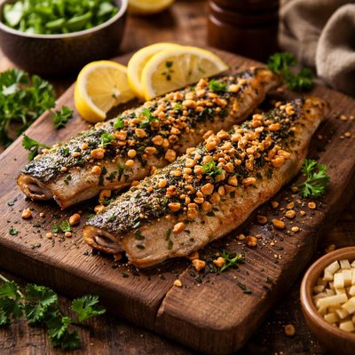 Image of Sauteed Washington Trout with Macadamia Nuts