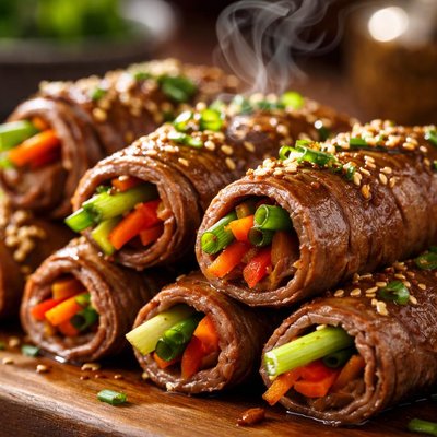 Image of Whole30 Savory Beef Meat Rolls