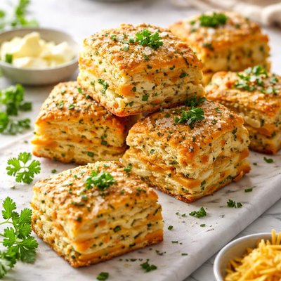 Image of Savory Cheese and Herb Biscuits