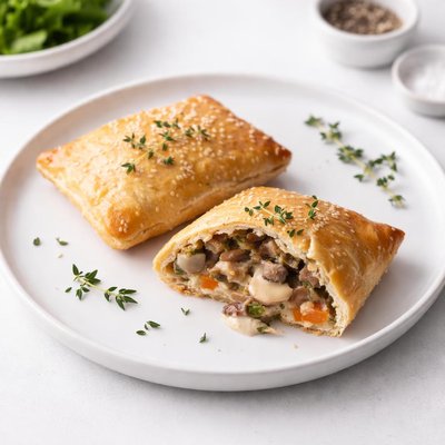 Image of Savory Chicken and Mushroom Hand Pies