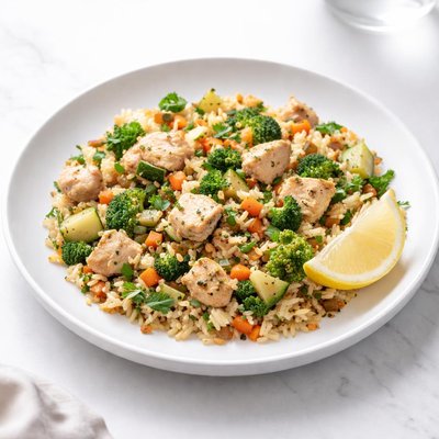 Image of Whole30 Savory Chicken and Vegetable Rice
