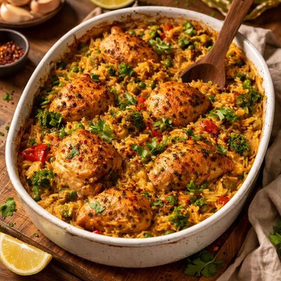 Image of Savory Chicken Curry Casserole