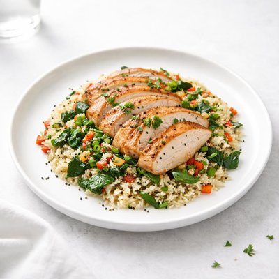 Image of Whole30 Savory Chicken with Rice