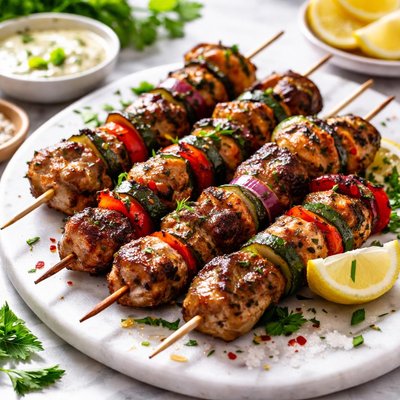 Image of Whole30 Savory Grilled Meat Skewers