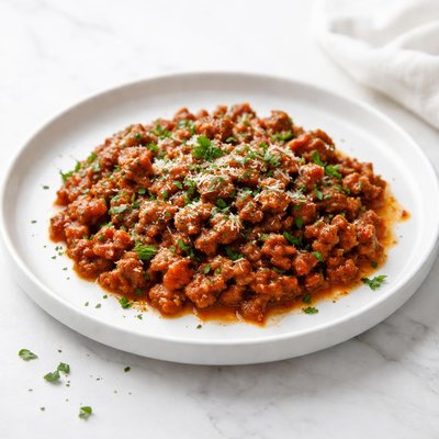 Image of Carne Molida Sabrosa y Saludable en Salsa de Tomate y Hierbas