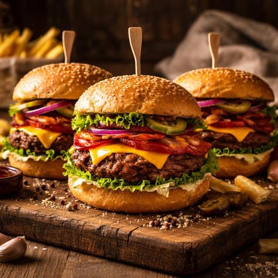 Image of Savory Hamburgers