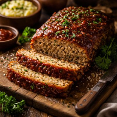 Image of Savory Herb Meatloaf