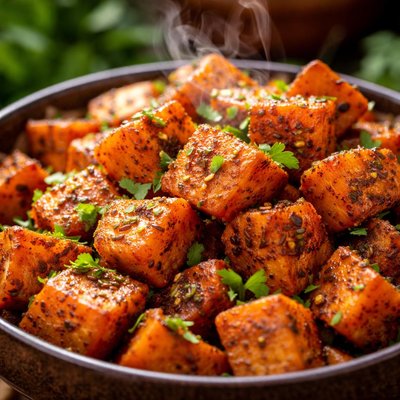 Image of Savory Indian Sweet Potatoes