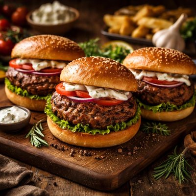 Image of Savory Lamburgers