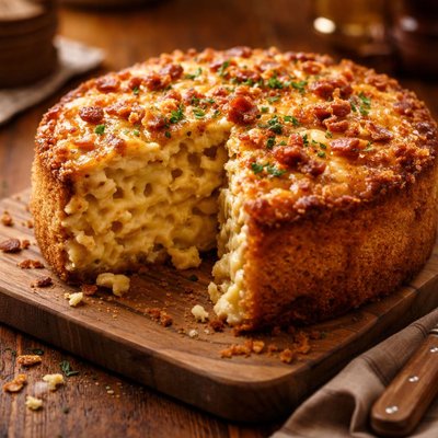 Image of Savory Macaroni Cheese Cake