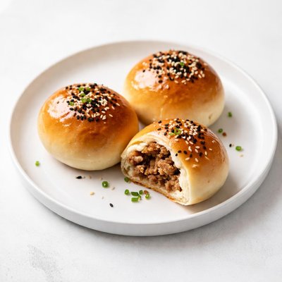 Image of Vegetarian Savory Meat Buns