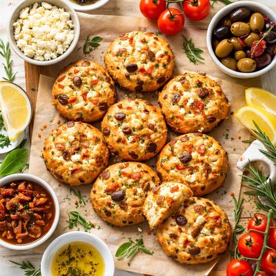 Image of Savory Mediterranean Biscuits