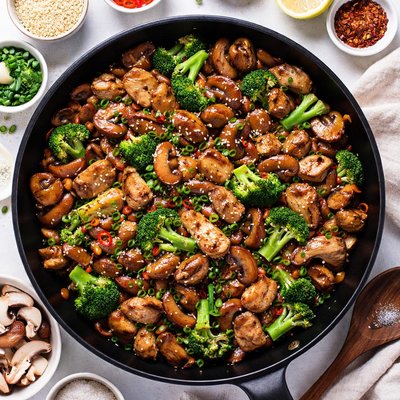 Image of Whole30 Savory Mushroom Stir Fry