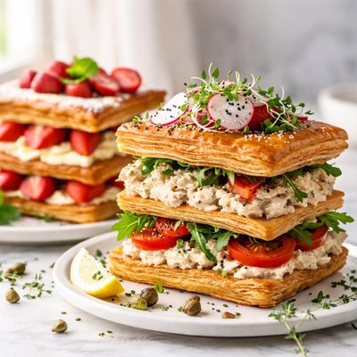 Image of Savory or Sweet Napoleon Sandwiches