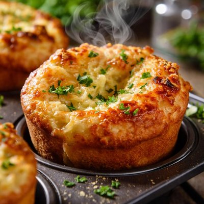 Image of Savory Parmesan Popovers Healthier