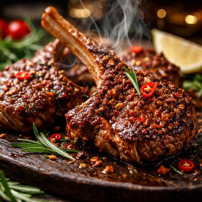 Image of Savory Spicy Lamb Cutlets