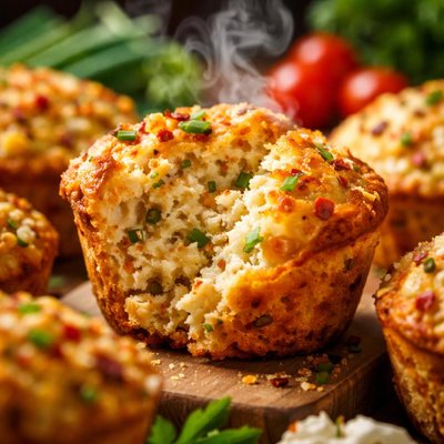 Image of Savoury Cottage Cheese Muffins
