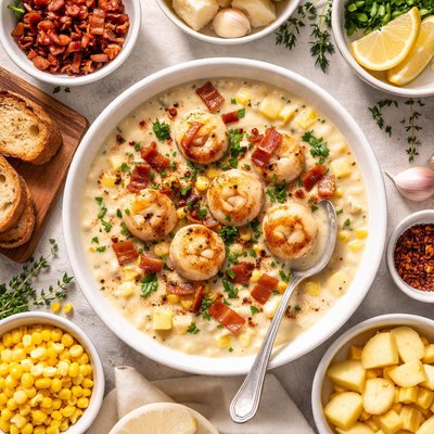 Image of Scallop and Bacon Chowder