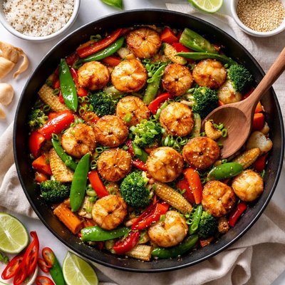 Image of Scallop Stir Fry