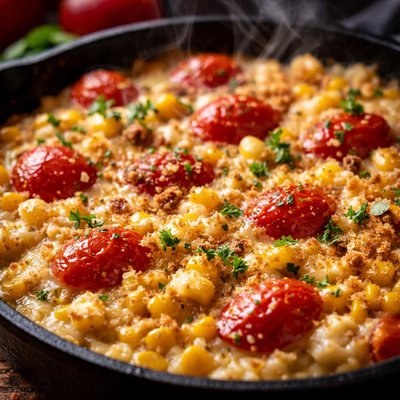 Image of Scalloped Corn Tomatoes