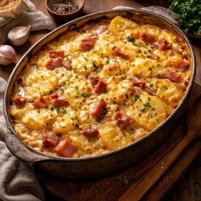 Image of Scalloped Ham and Potatoes