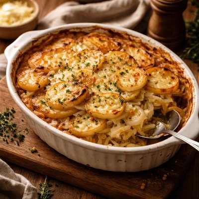 Image of Scalloped Potatoes and Onions