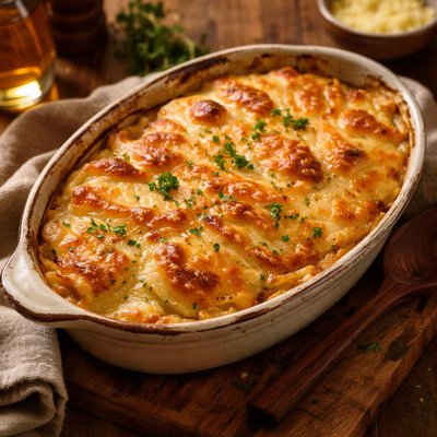 Image of Scalloped Potatoes with Cheese Gratin Dauphinois