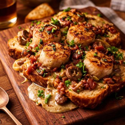 Image of Scallops Charleston