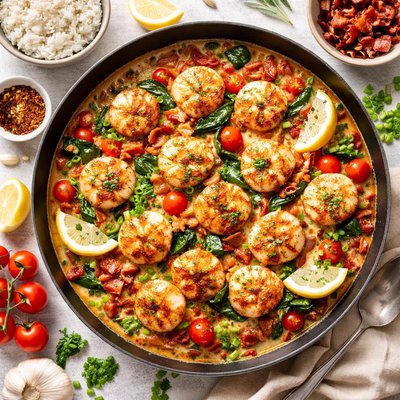 Image of Scallops Charleston Style