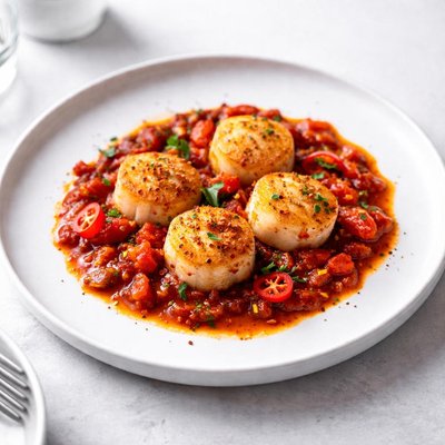 Image of Scallops Fra Diavolo the Sauce of the Devil
