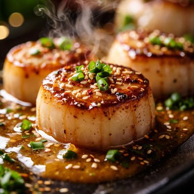 Image of Scallops W Miso Sauce