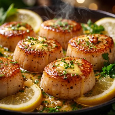 Image of Scallops with Lemon Butter
