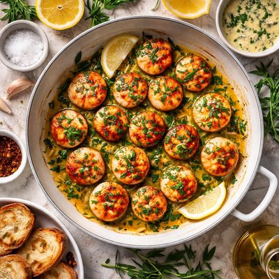Image of Scallops with Tarragon Butter