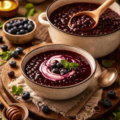 Image of Scandinavian Blueberry Soup