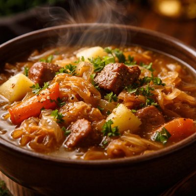 Image of Scandinavian Brown Cabbage Soup