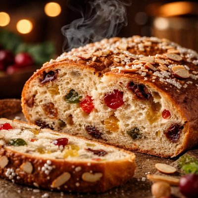 Image of Scandinavian Fruit Bread Julekage