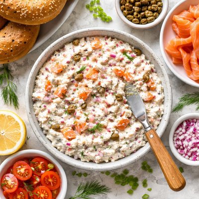 Image of Schmear Cream Cheese with Lox Spread