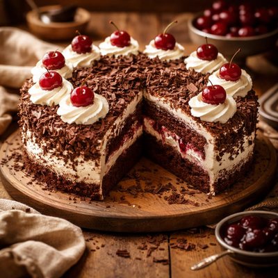 Image of Schwarzwaelder Torte Black Forest Cake