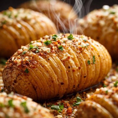 Image of Scored Parmesan Potatoes