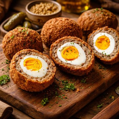 Image of Scotch Eggs Baked Not Fried