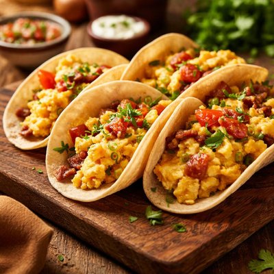 Image of Scrambled Egg Tortillas