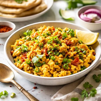 Image of Scrambled Eggs Indian Style