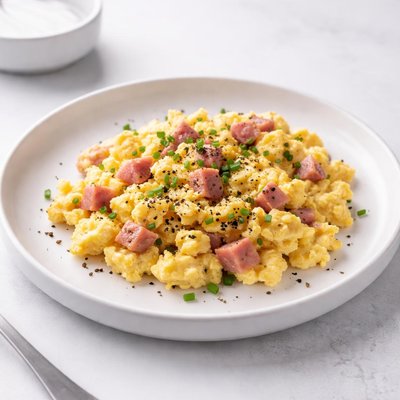 Image of Low Fat Scrambled Eggs with Ham