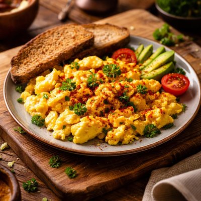 Image of Scrambled Eggs with Paprika