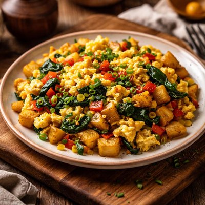 Image of Whole30 Scrambled Eggs with Potatoes