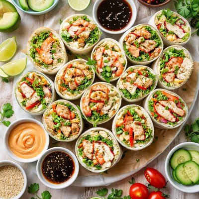 Image of Seafood and Chicken Rolls