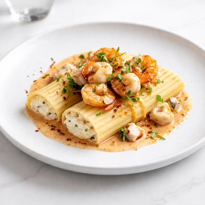 Image of Seafood and Manicotti