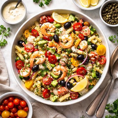 Image of Seafood and Pasta Salad